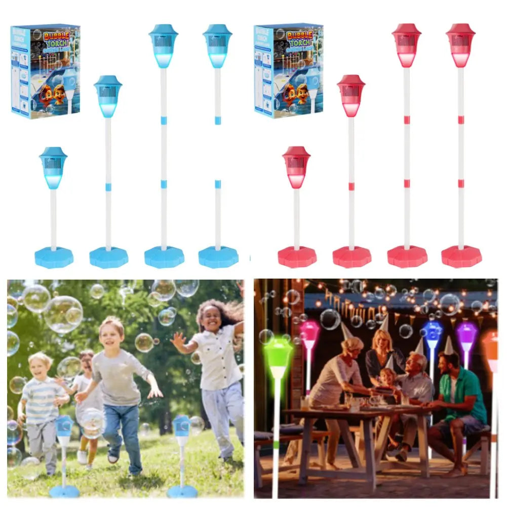 Standing Bubble Machine with LED Lights & Music