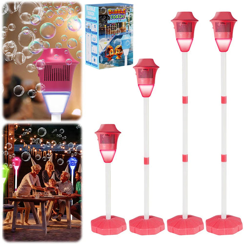 Standing Bubble Machine with LED Lights & Music