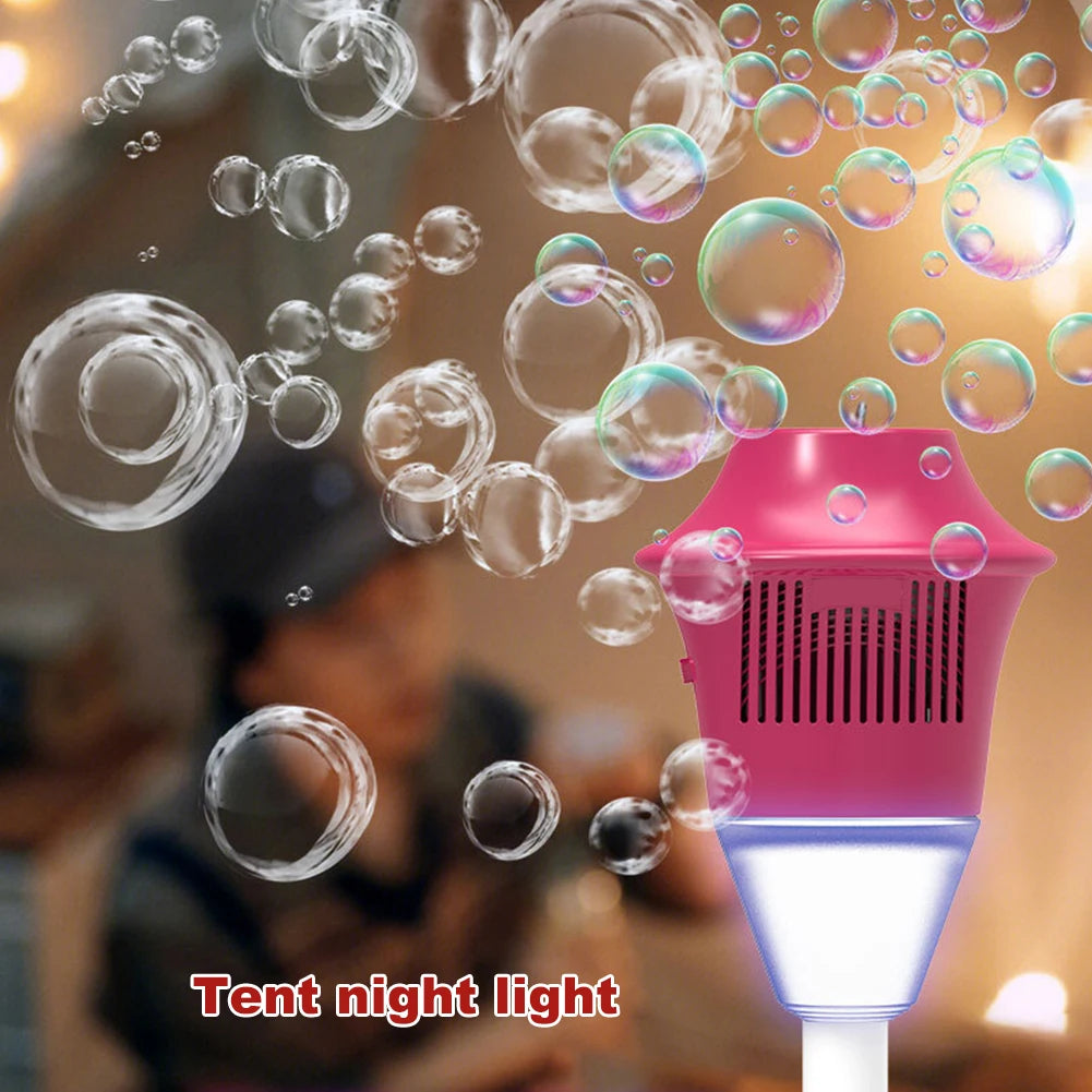 Standing Bubble Machine with LED Lights & Music