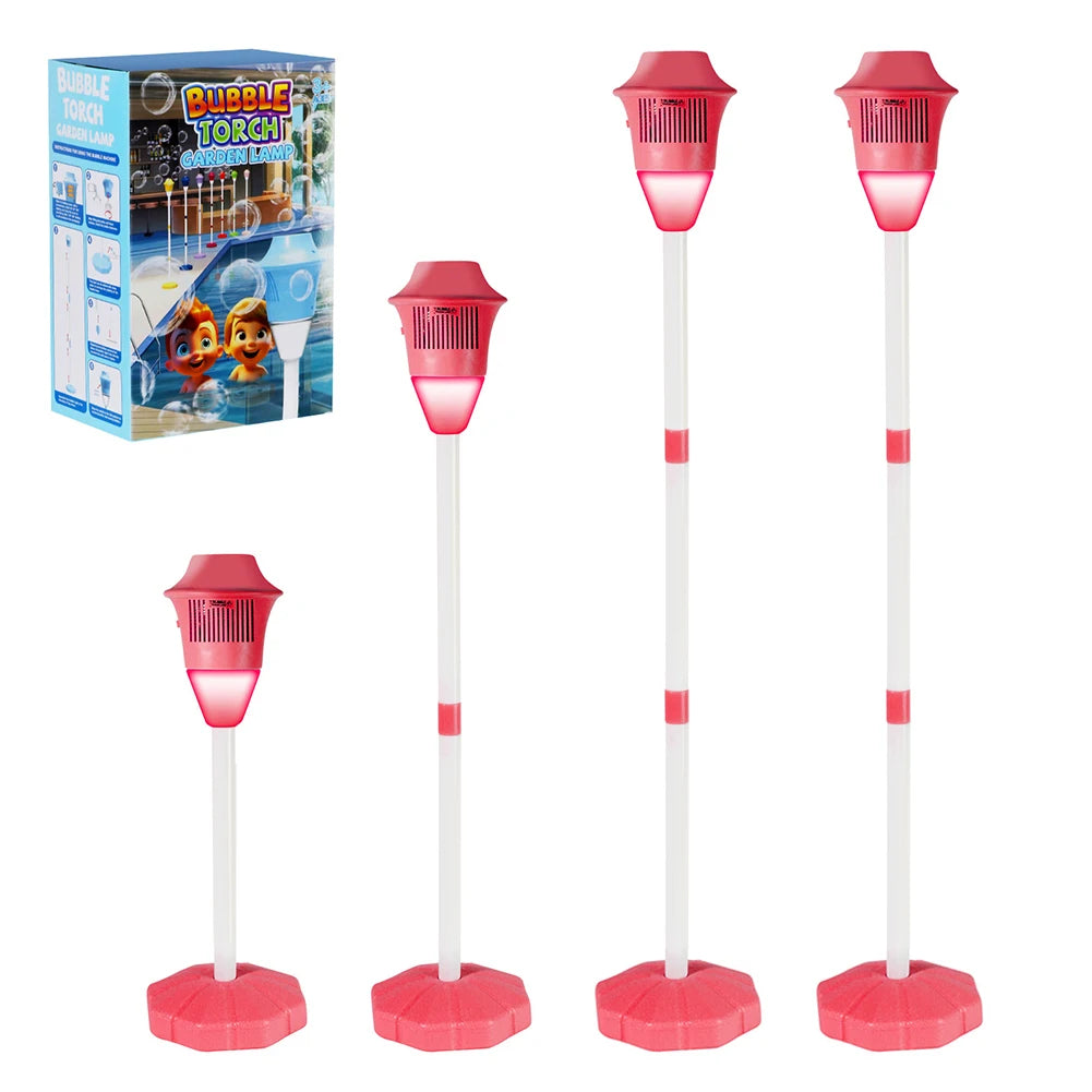 Standing Bubble Machine with LED Lights & Music